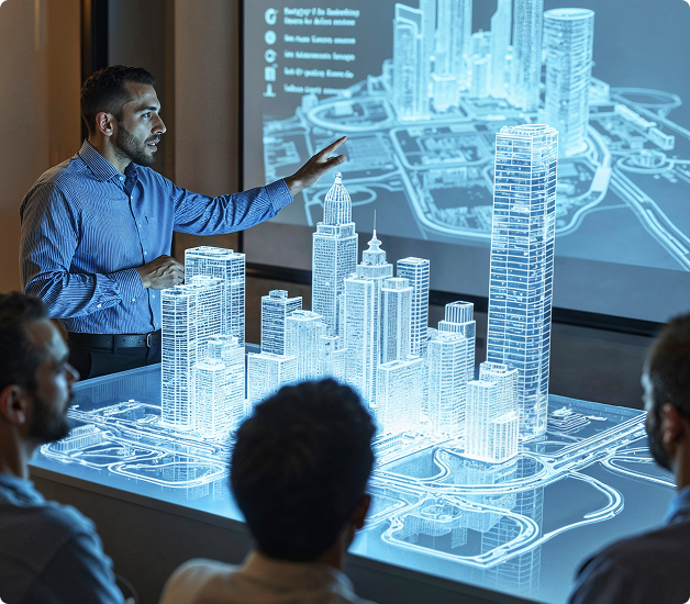 Presentation of smart city model